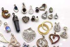 Group lot of Vintage 925 sterling silver pendants