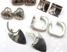 5 Pairs of 925 sterling silver earrings