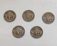1913 Type 1 Buffalo Nickel Lot with a 1913- D Type 1