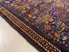 Fine Afghan Baluchi Rug 3.9x6.4