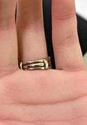 Modern  Halo-Mounted 14K White Gold Wedding Set