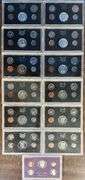 Large lot of 13 Proof Sets 1968 to 1985. No outer boxes