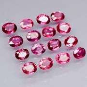 Superb 3.67ct violet red Ruby set -Untreated!!!