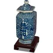 Qing Dynasty Style Porcelain Tea Jar