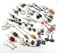 Group lot of vintage 925 sterling silver earrings