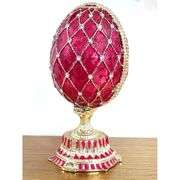 24K Gold Coronation Fabergé Egg & Bracelet Set