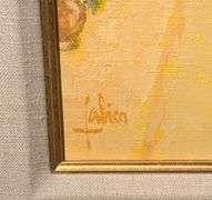 Exclusive Louis Fabien Original Oil on Canvas St. Tropez Framed