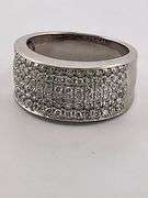 CERTIFIED 14K WHITE GOLD DIAMOND BAND