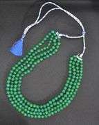 Beautiful 922.5 Cttw Genuine Jade 4 Strand Necklace