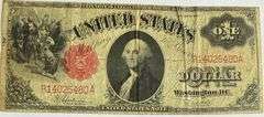$ 1 Series Of 1917 US Note