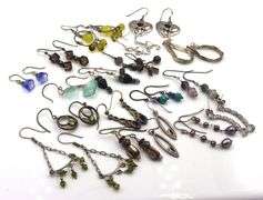 Group lot of Vintage 925 sterling silver earrings