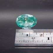 Sparkling Huge 6.95 Ct Sparkling Deep Mint Green Lab Simulated Diamond Solitaire
