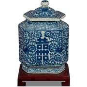 Qing Dynasty Style Porcelain Tea Jar