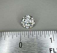 Huge 4.5 Ct Sparkling 58 Faceted Briilliant Round Cut Lab Simulated White Diamond Solitaire