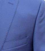 Eye Catching  2Button French Blue Color Suit By Galante