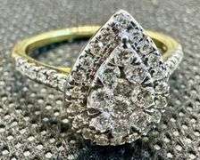 14K Yellow Gold Diamond Ring