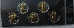 1941-45 Gold Highlighted Walking Liberty Halves.