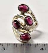 Amethyst Gemstone Ring in Sterling Silver