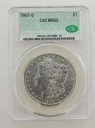 1902 O Morgan Silver Dollar, CAC MS62