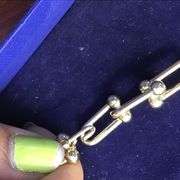 14K Yellow Gold Paper Clip Link Chain