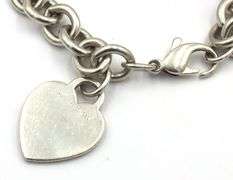 Tiffany & Co bracelet with heart shaped charm