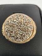 MEN'S CERTIFIED 14K YELLOW GOLD DIAMOND RING