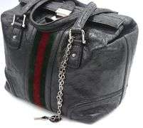 Vintage Gucci Treasor Boston Ostrich Bag