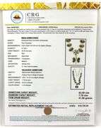 Ethereal Brand New European Direct From Manufacturer 53.50CTW Pear Shaped Faceted Rubies & 7.78CTW D