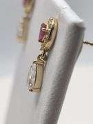 Stunning 14K Gold Lab-Grown Diamond Earrings – Exceptional 1.60 CT