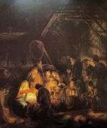 Rembrandt van Rijn, The Adoration of the Shepards