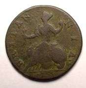 1739 United Kingdom Great Britain Colonial Type Half Penny