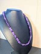 Gorgeous 260 Cttw Natural Amethyst Necklace