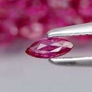 Bold 4.88ct violet red pure Ruby set -Untreated!!!