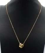 18kt Yellow gold Serpenti pendant on chain