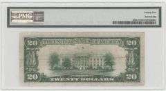 Scarce 1928 $20 Federal Reserve STAR note Fr-2050-D). PMG-25
