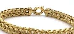 Lovely 14K WG Woven Wires Bracelet