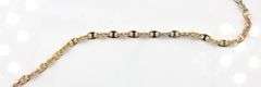 14kt Yellow gold Gucci style link chain necklace