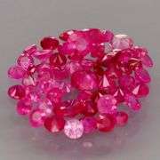 Heated only! 2.12ct hot pink Sapphire set!