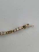 CERTIFIED  18K YELLOW GOLD DIAMOND BRACLCELT