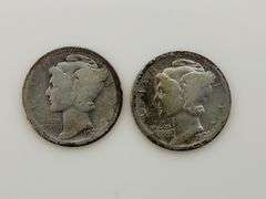 1921 & 1921 D Mercury Silver Dimes, "Better Dates"