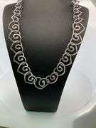 CERTIFIED BRAND NEW 18K WHITE GOLD DIAMOND HEART NECKLACE