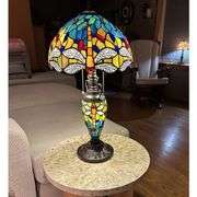 Dragonfly Stained Glass Table Lamp