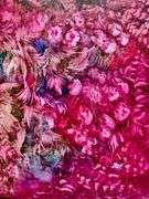 Kamran Khavarani  “Rhapsody in Pink & Blue” AP Giclee on Canvas