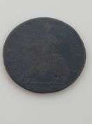 1731 British Half Penny, Circulated