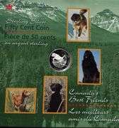 1997 Canadas Best Friends Nova Scotia Duck Tolling Retreiver Sterling 50 Cent Proof .