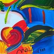 Flower Blossom Lady by Peter Max
