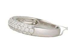 New 0.85ctw Pave Diamond Wedding Band Ring in 14K