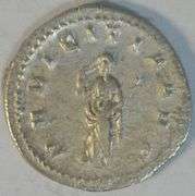 Scarce Herennia Roman Silver Antoninianus, 127-129 AD