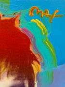 Rare Peter Max Original Painting from The Private Collection of Mary Tyler Moore