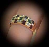 Levian 18K Yellow Gold Sapphire, Ruby, Emerald Set